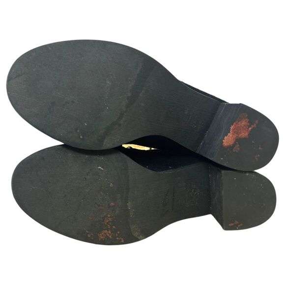 Jeffrey Campbell Cors Lace Up Chunky Heel Boots Booties Heels Size 7.5 - Picture 10 of 12